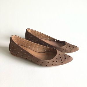Corso Como Brown Suede Genuine Leather Flats size 8
